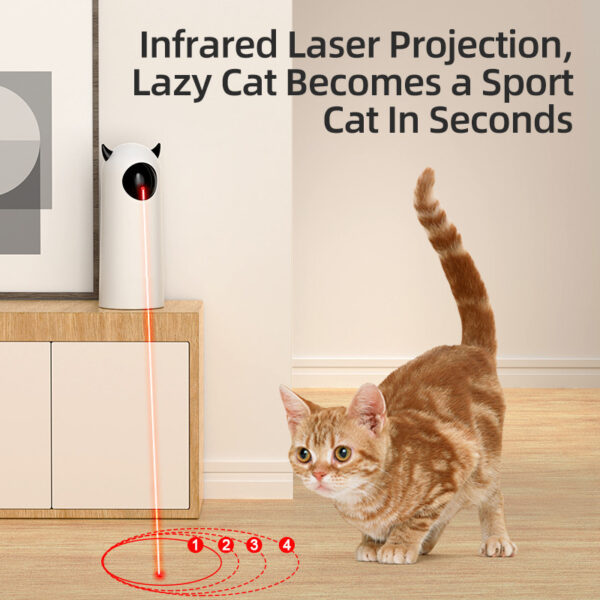 Electric Automatic Infrared Cat Teaser Toys - Image 2