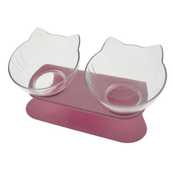 Cat Double Bowl Cat Food Bowl Protects Cervical Vertebra - Image 8