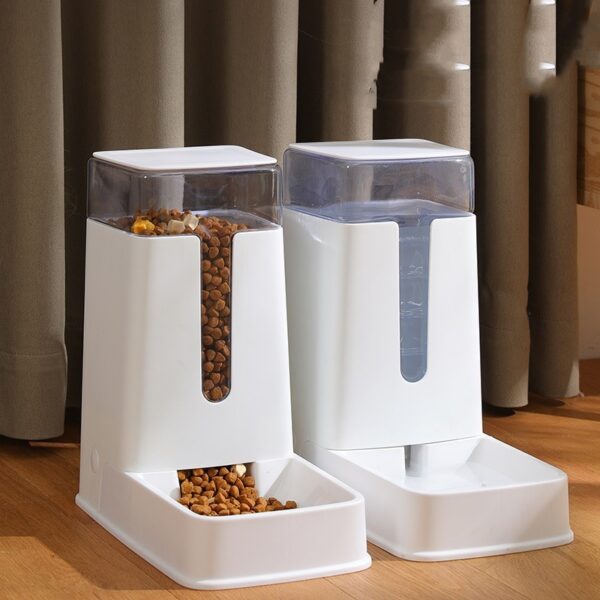 Pet Double Bowl Automatic Feeder Waterer - Image 10