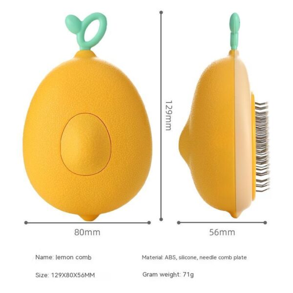 Cat Brush Hair Remover Cleaning Avocado Shaped Dog Grooming Tool Pet Combs Brush Stainless Steel Needle Pet Cleaning Care - Image 5