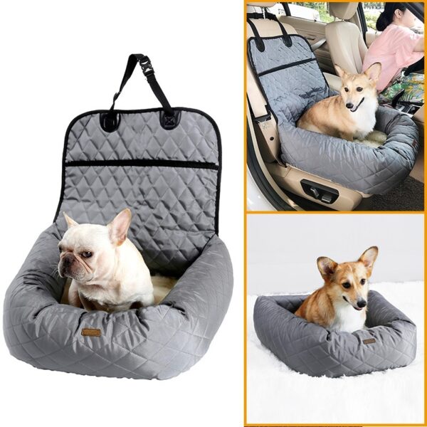 2 In 1 Pet Dog Carrier Folding Car Seat Pad Thickened Multi-purpose Pet Bed Dog Car Mattress Pets Supplies - Image 9